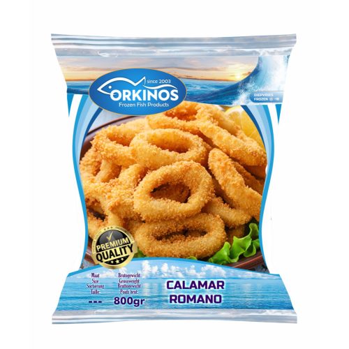 CALAMAR ROMANO GEPANEERD 1 kg (1 karton / 10 Stk)