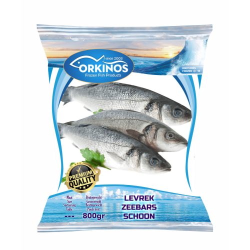 LEVREK ZEEBARS SCHOON 800 gr (1 karton / 10 Stk)