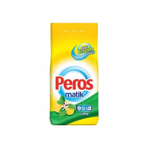 Peros Matik Pulverwaschmittel für Weißes Zitrone 9kg